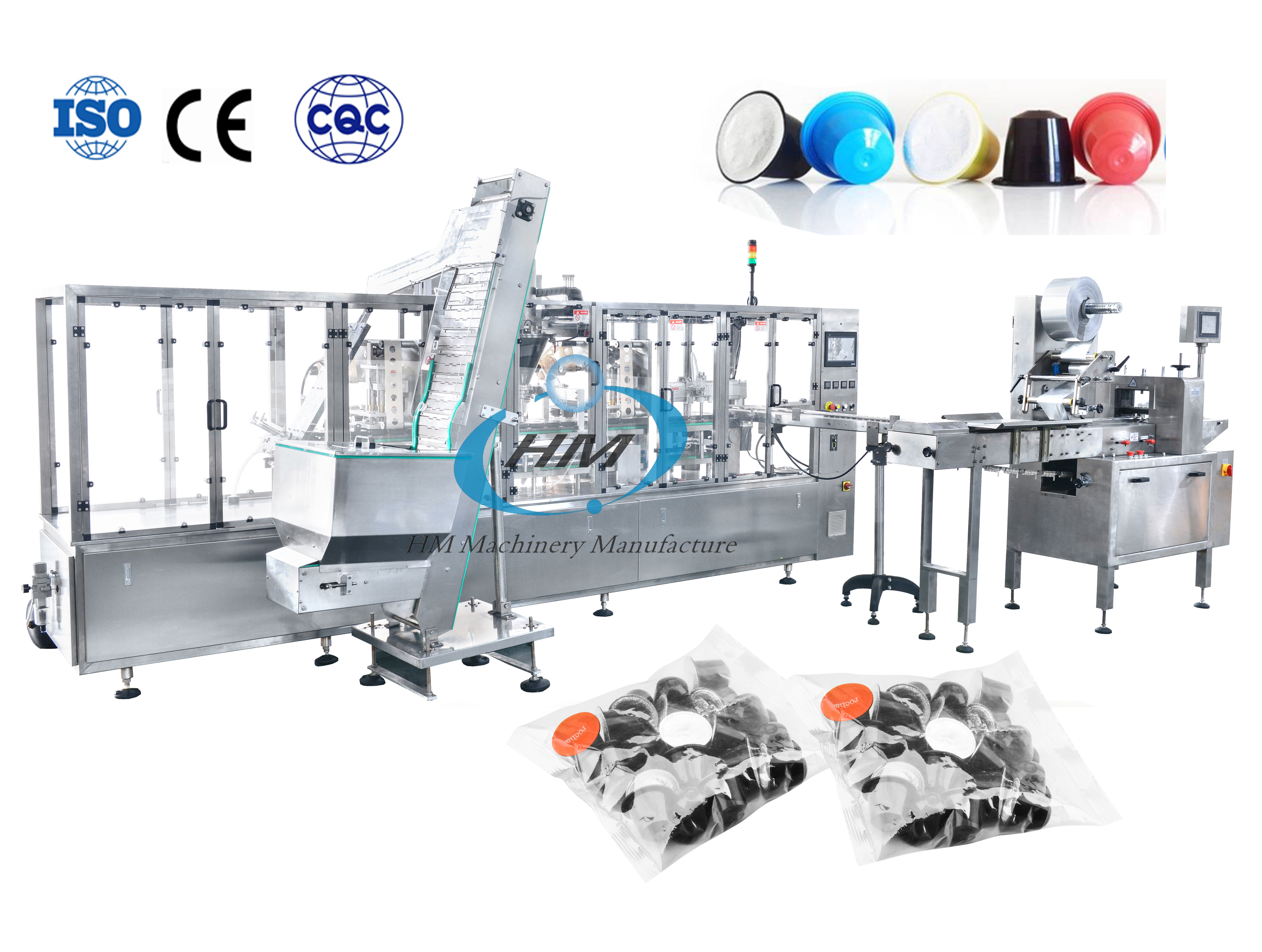 HSP-2 Lavazza Point Filling Sealing Packing Line